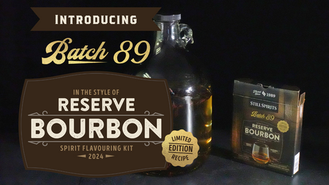 Making Batch 89 Reserve Bourbon Spirit Flavouring Kit: